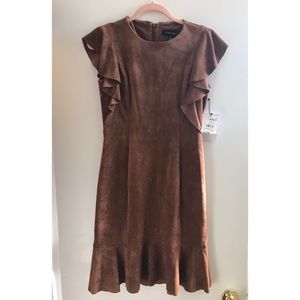 Ivanka Trump The Forest suede dress